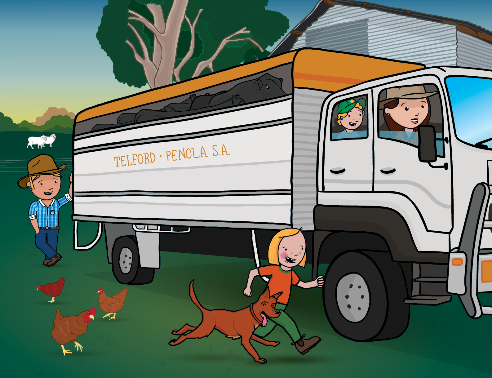 George the Farmer - Wholesale Preschool Book (3-5) - George the Farmer Beef Bonanza Picture Book1