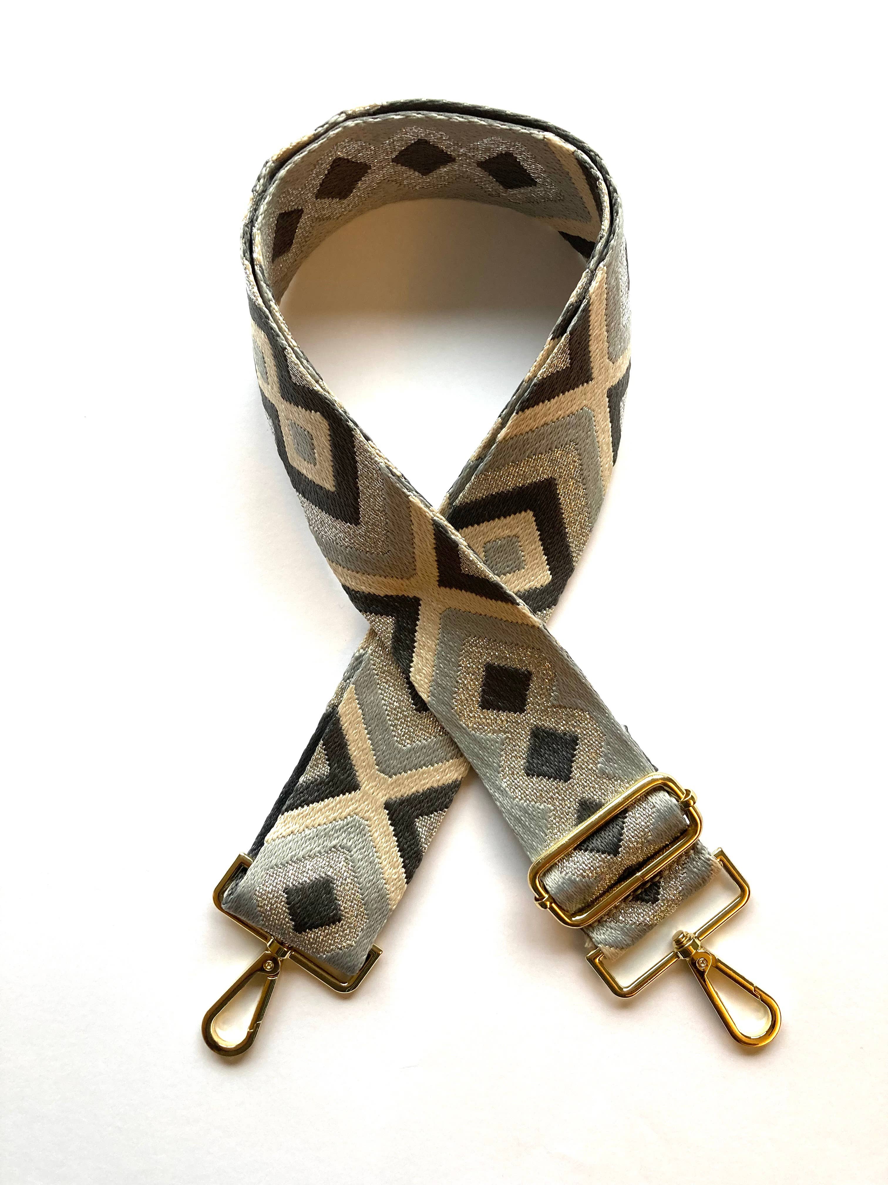 Cassette Barcelona – wholesale Bag strap – women's – Cassette - Inca Strap Blue & Gold & Orange2