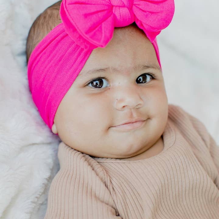 Modern Piggy - Wholesale Fashion Headband - Baby - Fuschia | Baby Band1