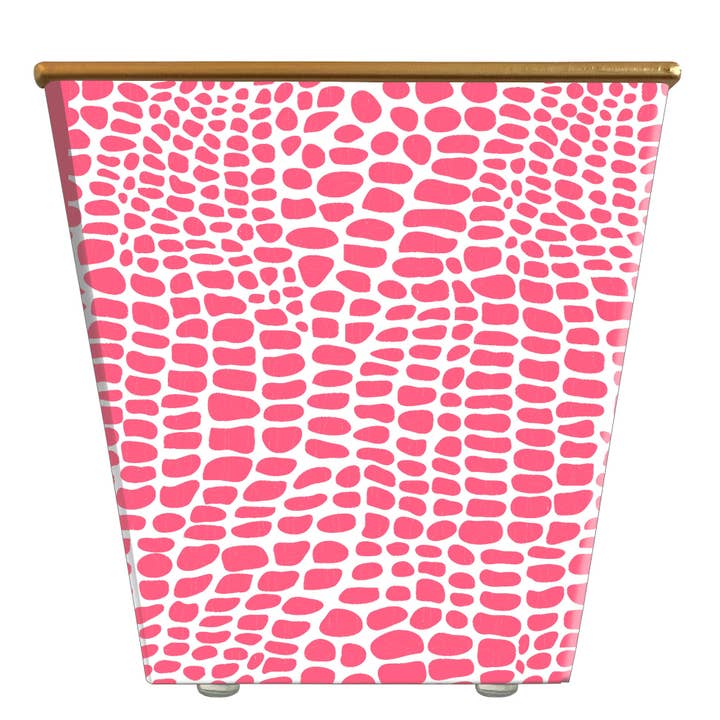 Hedge Farm Candles and Containers – wholesale Plant pot – Alligator Skin Cachepot Container Only10