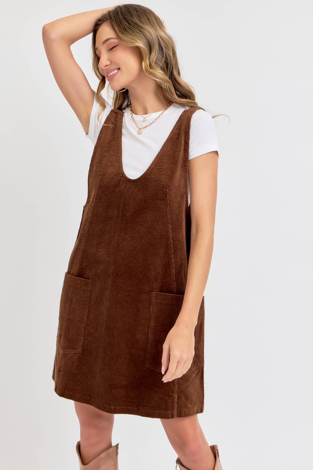 Sweet Lovely by Jen - Venta al por mayor Vestido - Mujer - VESTIDO CASUAL DE PANA EN GENERAL23