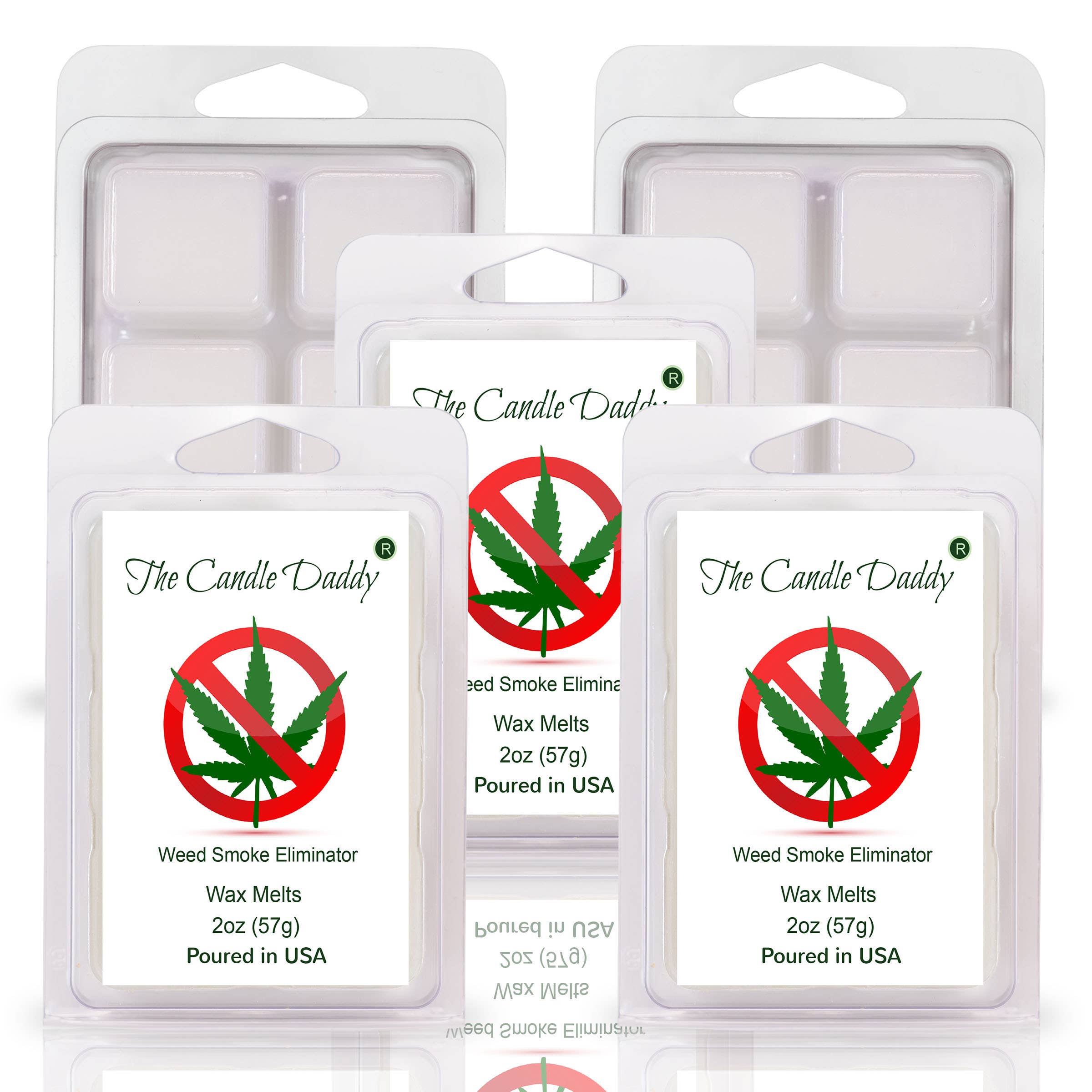 The Candle Daddy - Wholesale Wax Melt - WEED BE GONE - WEED SMOKE ELIMINATING WAX MELT - 1 PACK2