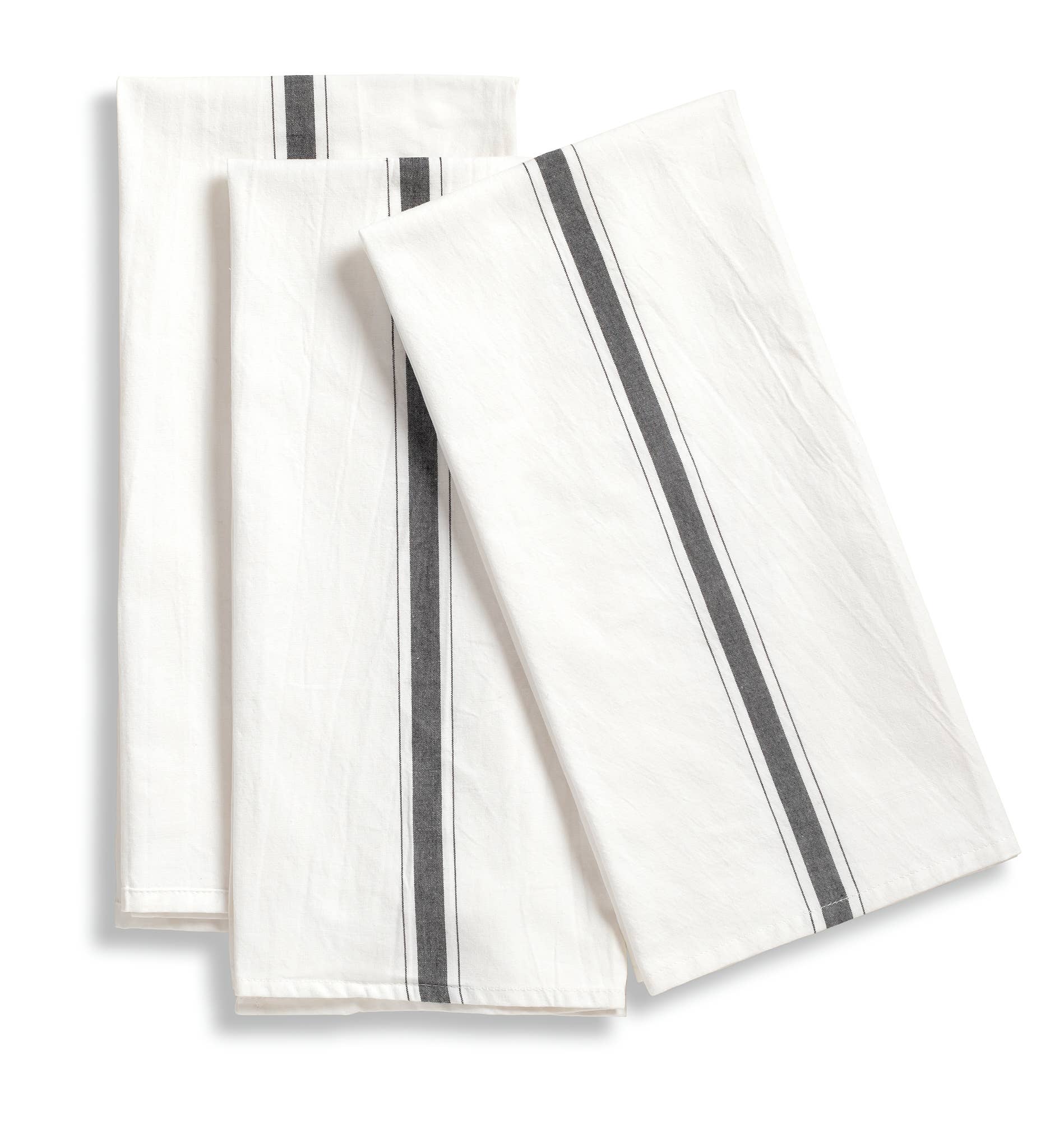 LLdecor - Vendita all'ingrosso Strofinacci - Sacco di farina, Set di 3 (Riga del Fornaio)3