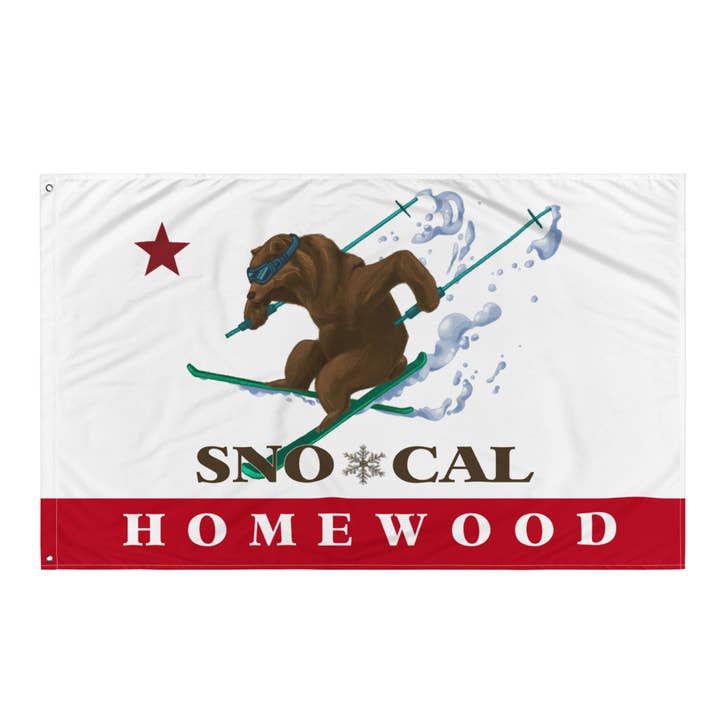 Homewood Sno*Cal Skiflagge für den Großhandel von Sno*Cal