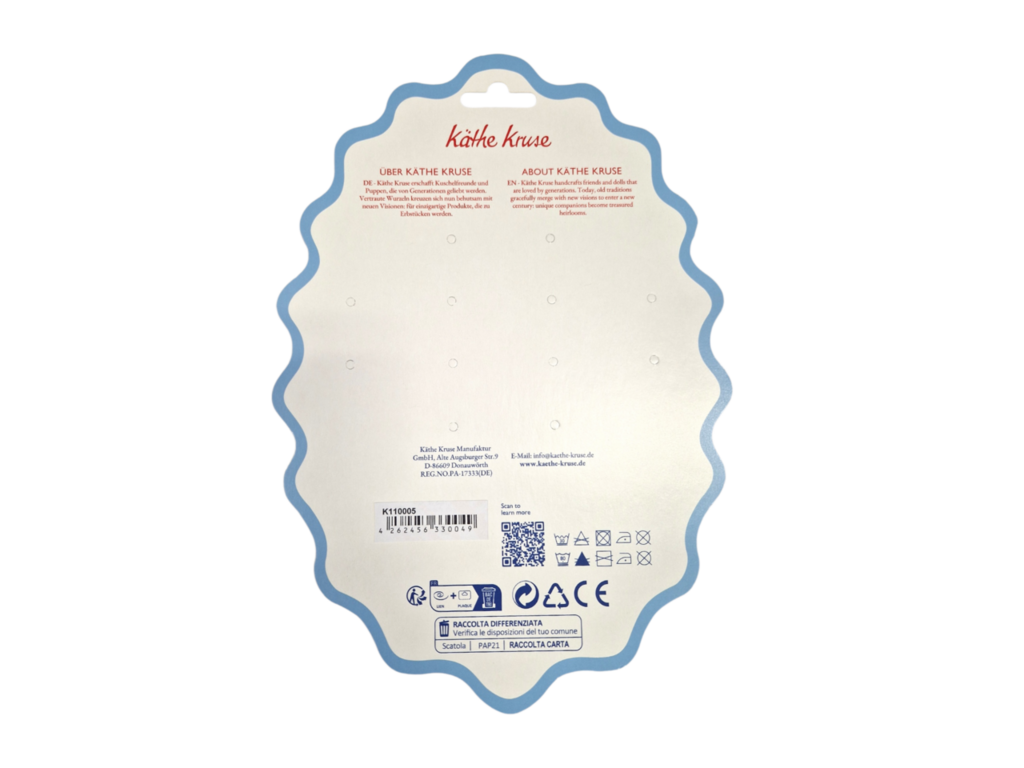 Käthe Kruse - Wholesale Security/Cuddle Blanket - Baby - Eli Duck Cuddle Cloth1