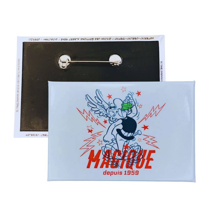 Horizontal Plate © Astérix - Magic Since 1959 - C#60 for wholesale by Astur Pins