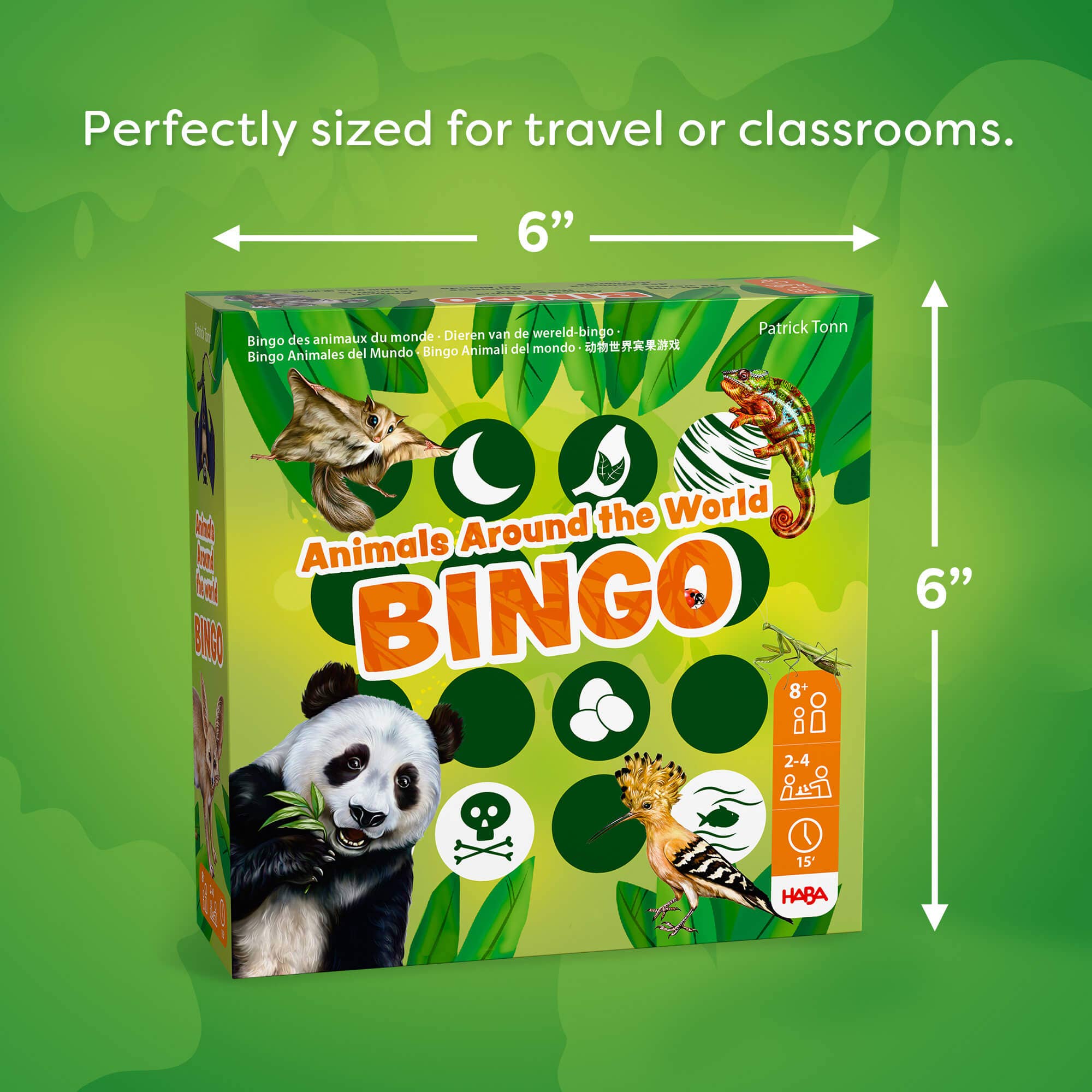 HABA USA - Wholesale Board Game - Animals Around the World Bingo4