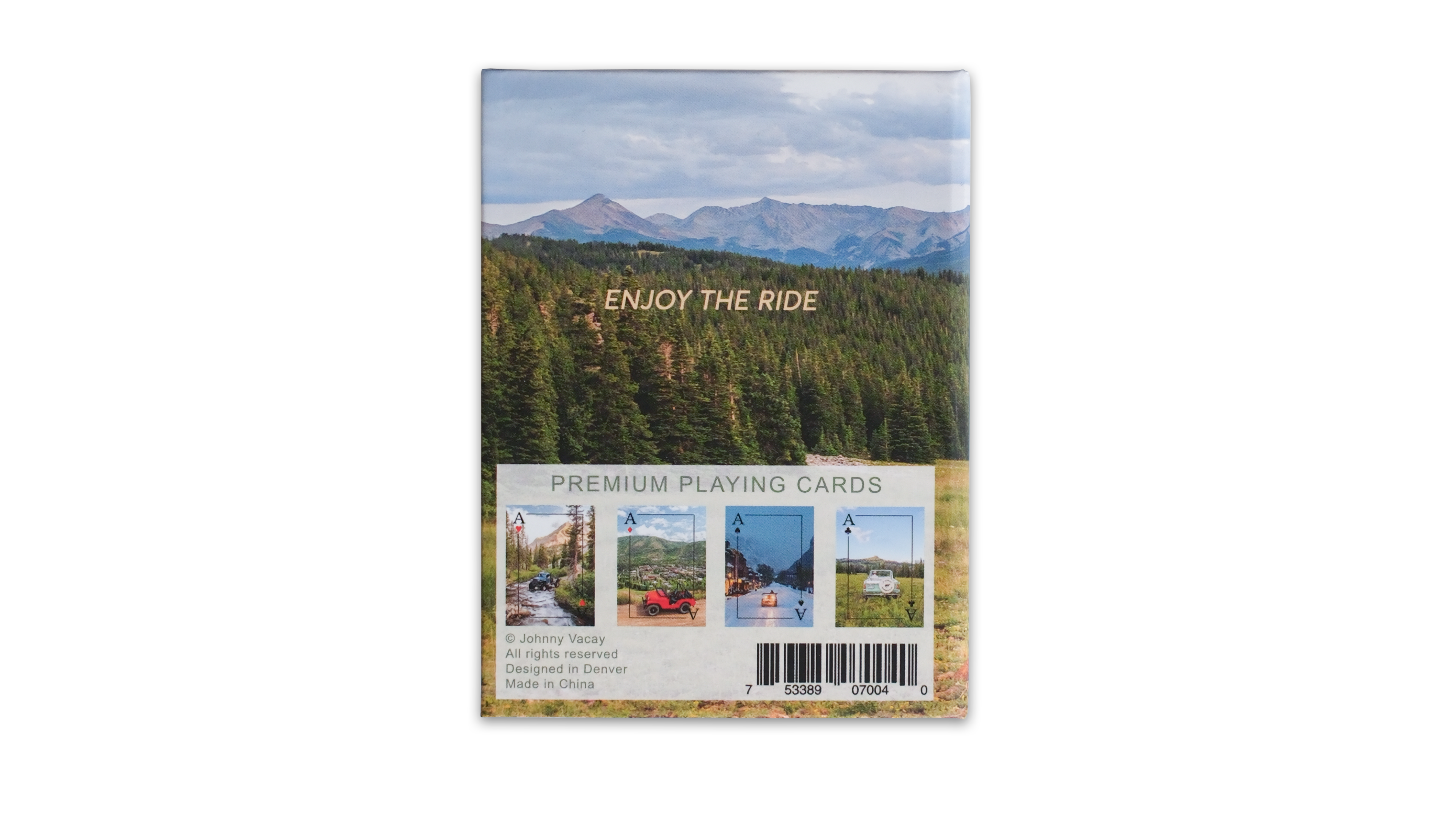 Johnny Vacay - Venta al por mayor Baraja de cartas - Cartas de Montaña para Jugar3