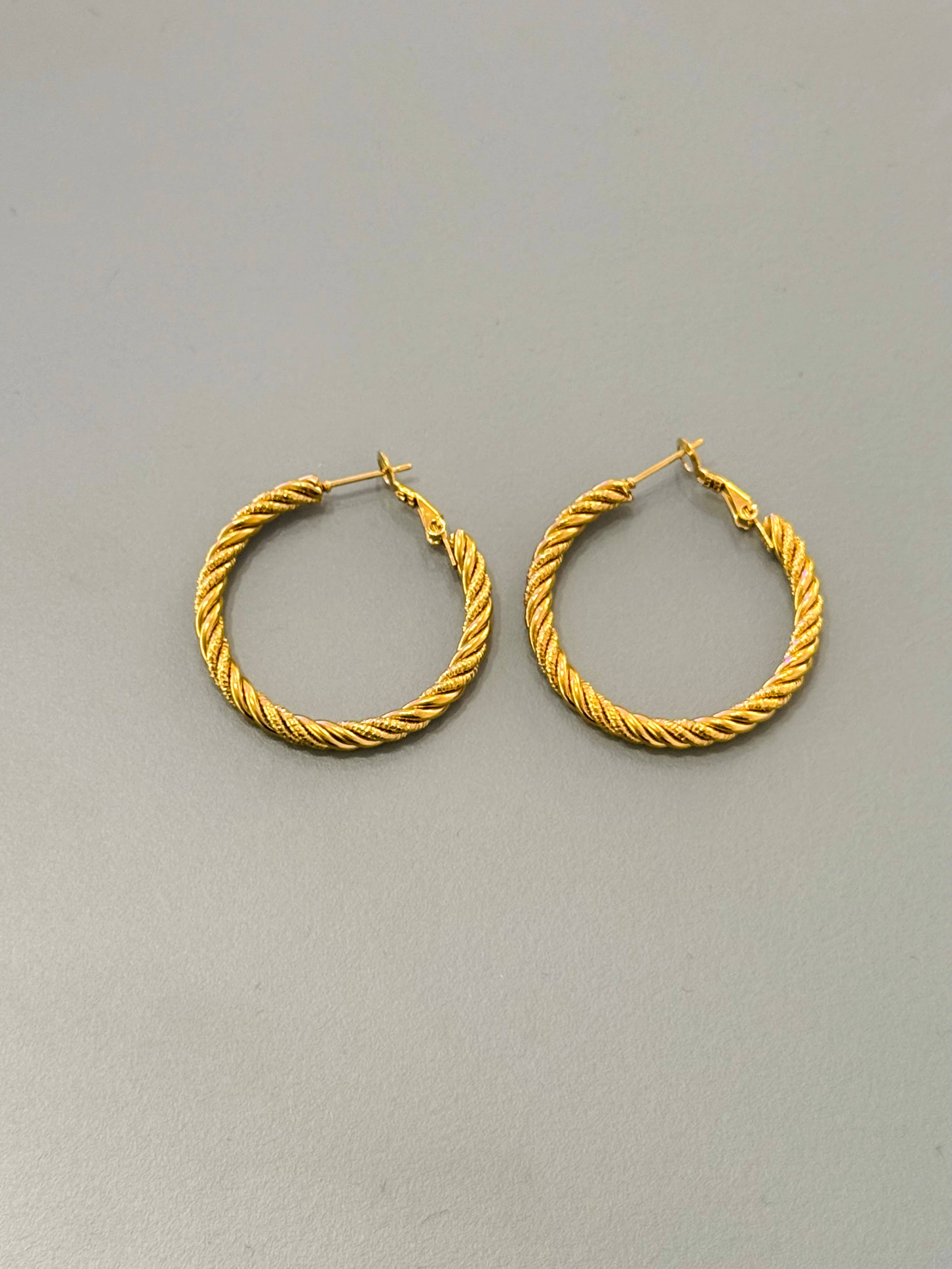 Cassette Barcelona - Wholesale Hoop Earrings - Lola Stainless Steel Hoop Earrings