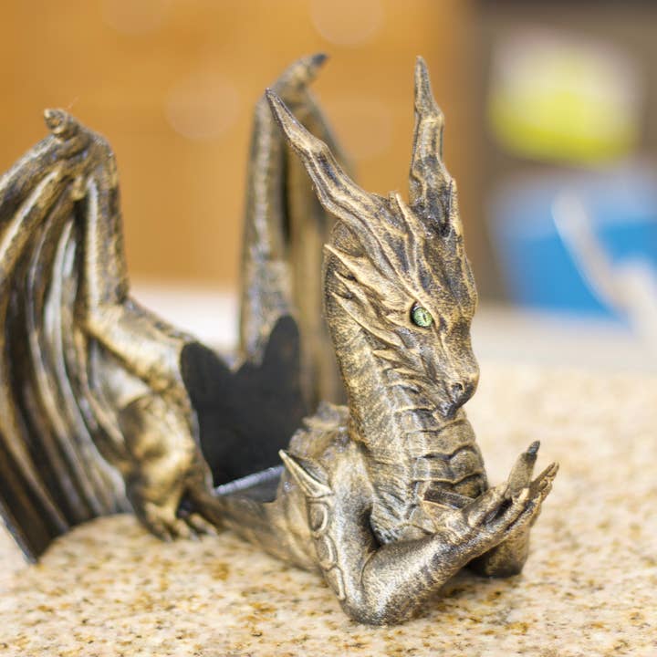 Dragon Wing Book Holder – Fantasy Reading Décor for wholesale by Modern Wood Cases