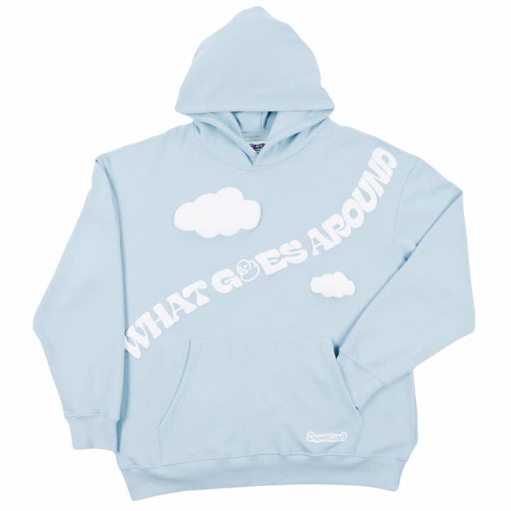 What Goes Around Deluxe Hoodie for wholesale by Dumbclub LLC