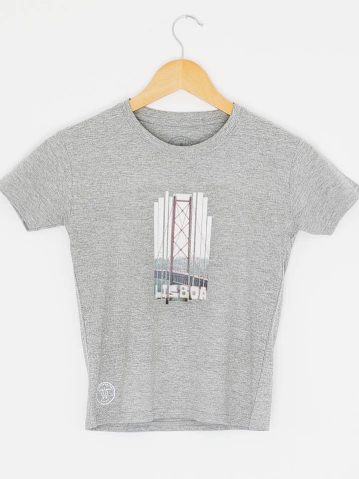 T-shirt infantil "Lisboa" por atacado de The Turtle Lab Shop