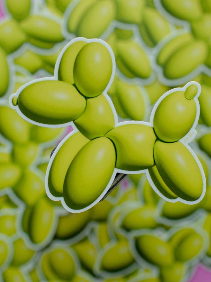 Green Balloon Dog Friend for wholesale by shop Bitz