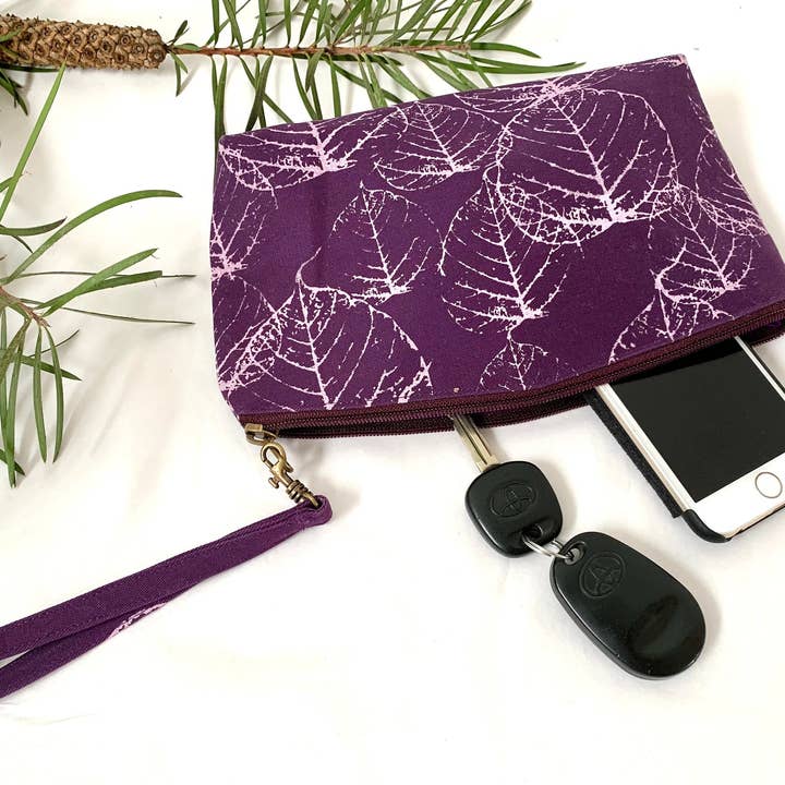 Bomull Print Armband Mini Purse för wholesale av Sophie Silks