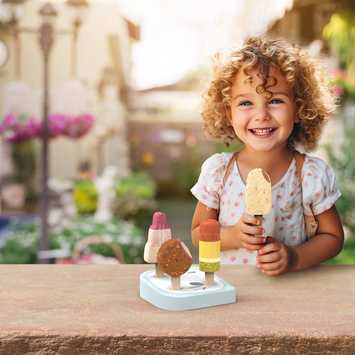 Speedy Monkey - Wholesale Toy Set - Kids - Ice Cream Bar Stand w/4 ice creams1