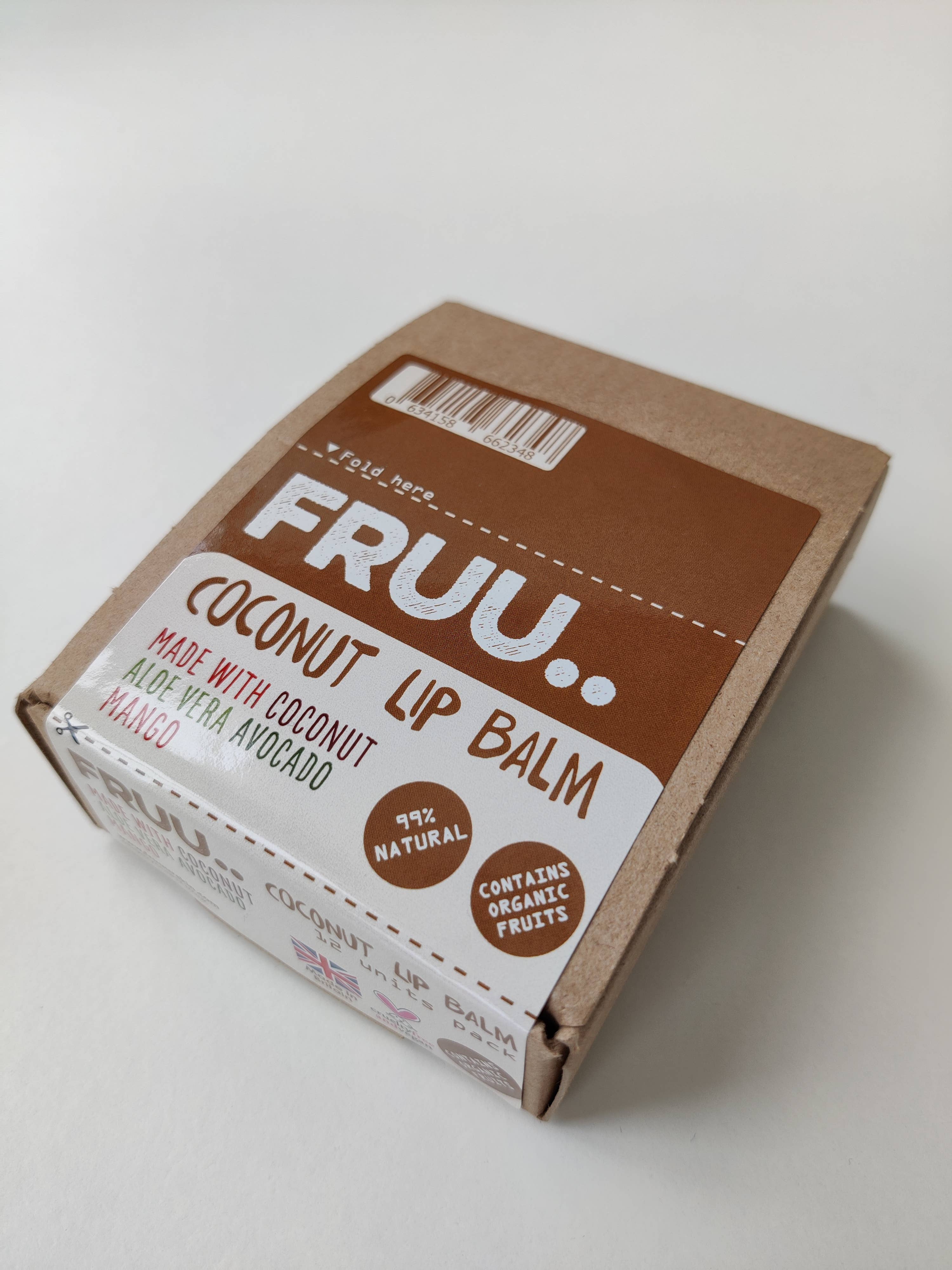 FRUU Cosmetics - Vente Baumes à lèvres - Baume à lèvres FRUU Coconut1