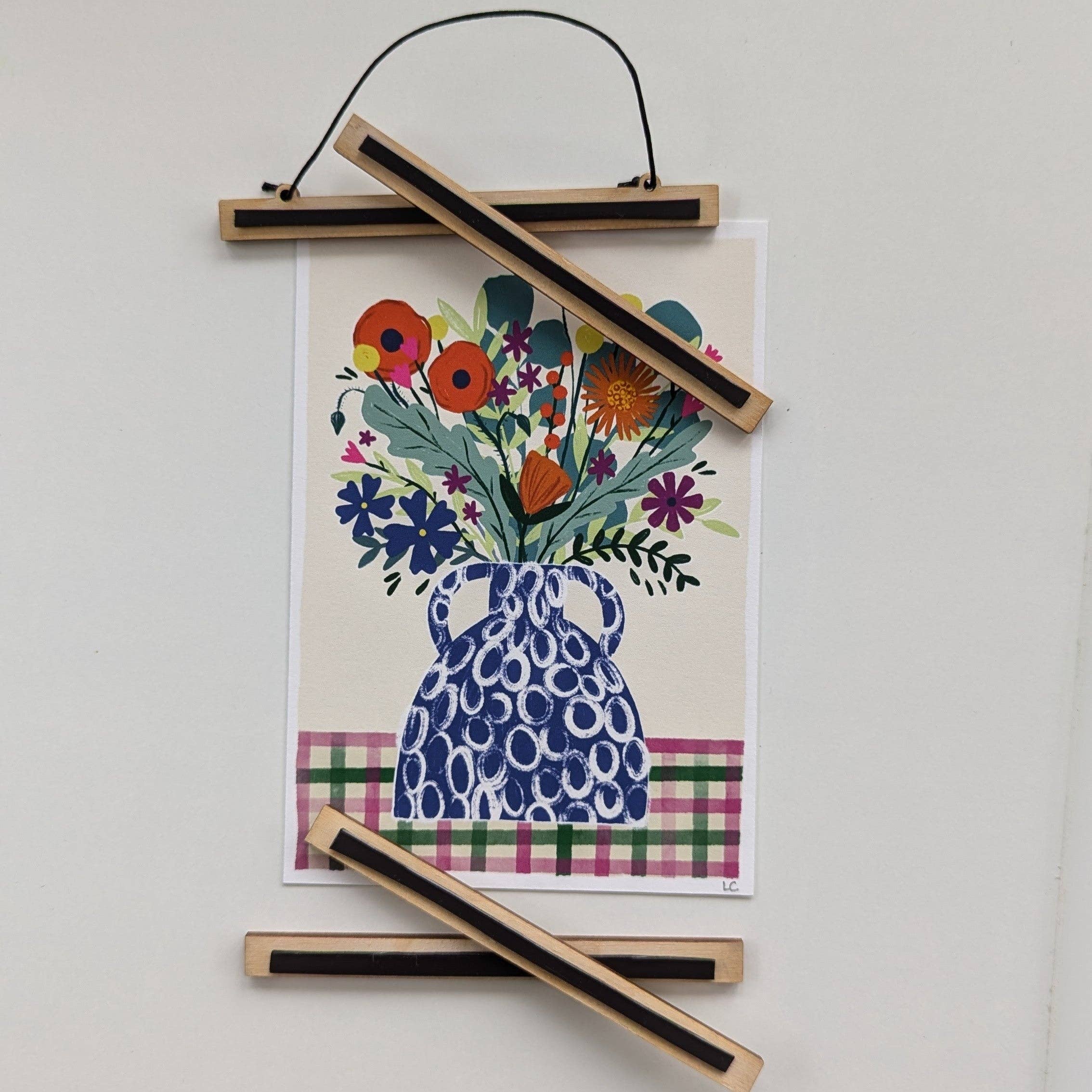 Slow Sunday - Wholesale Tapestry/Textile Hanger - A6 Mini Magnetic Print Frames - Straight, Wavy, Scalloped or Zig-Zag2