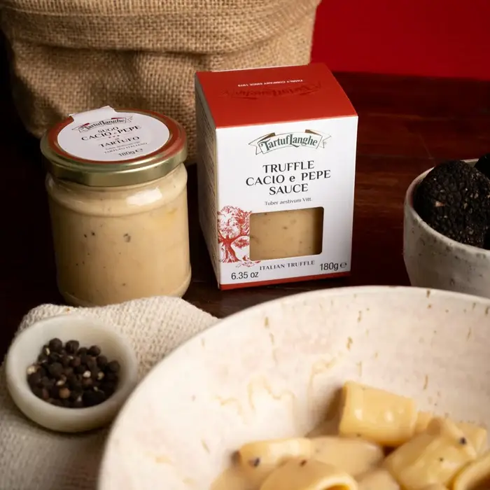 Mercato di Bellina - Wholesale Sauce - TartufLanghe - Cacio e Pepe Sauce with Truffles - 180g2