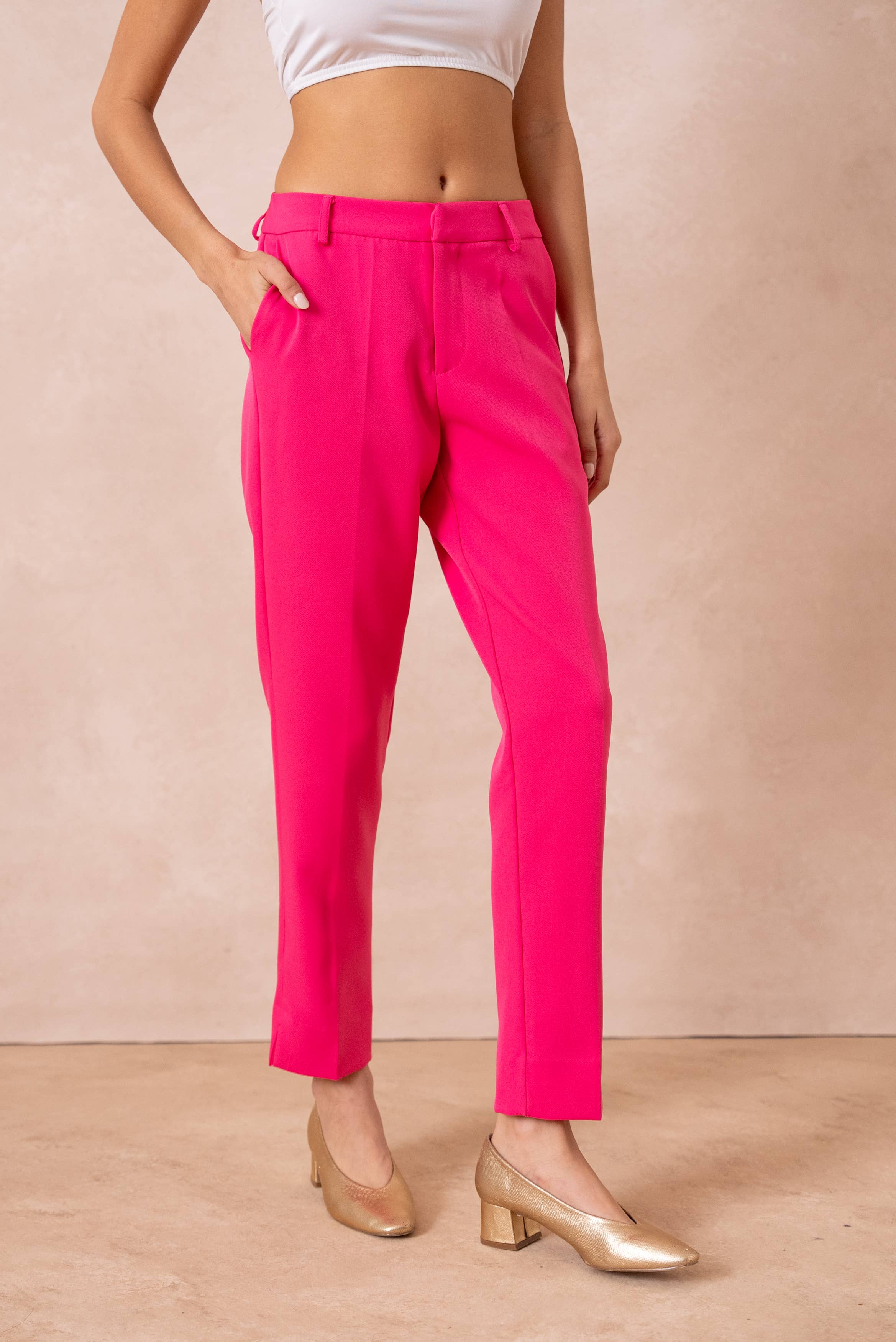 Attentif Paris - Venta al por mayor Pantalones - Mujer - Pantalones pitillo de talle alto [Signature]60