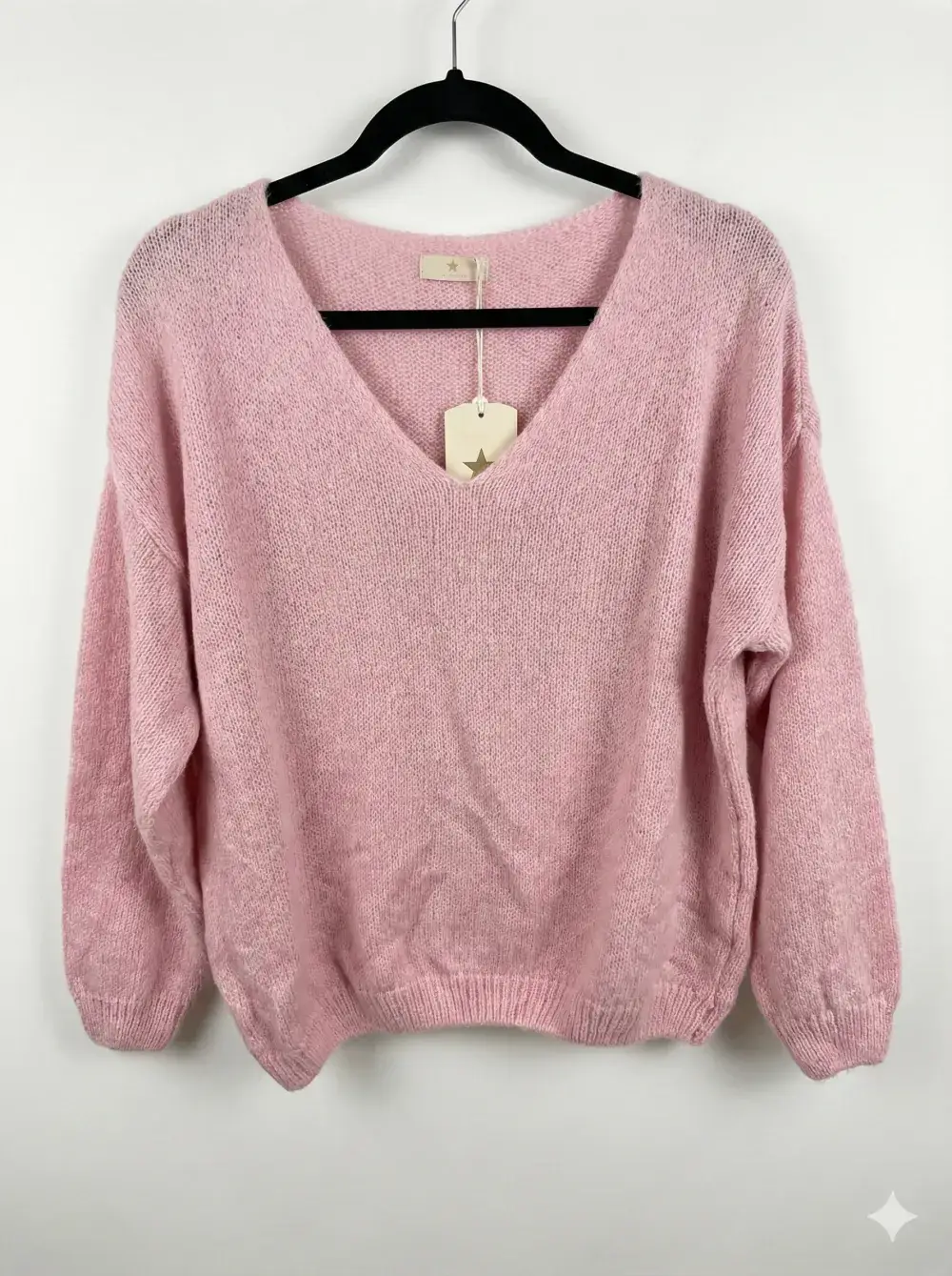 Mimi & Gogo - Vente Pull en maille – femme - Pull uni basique @20127_uni42