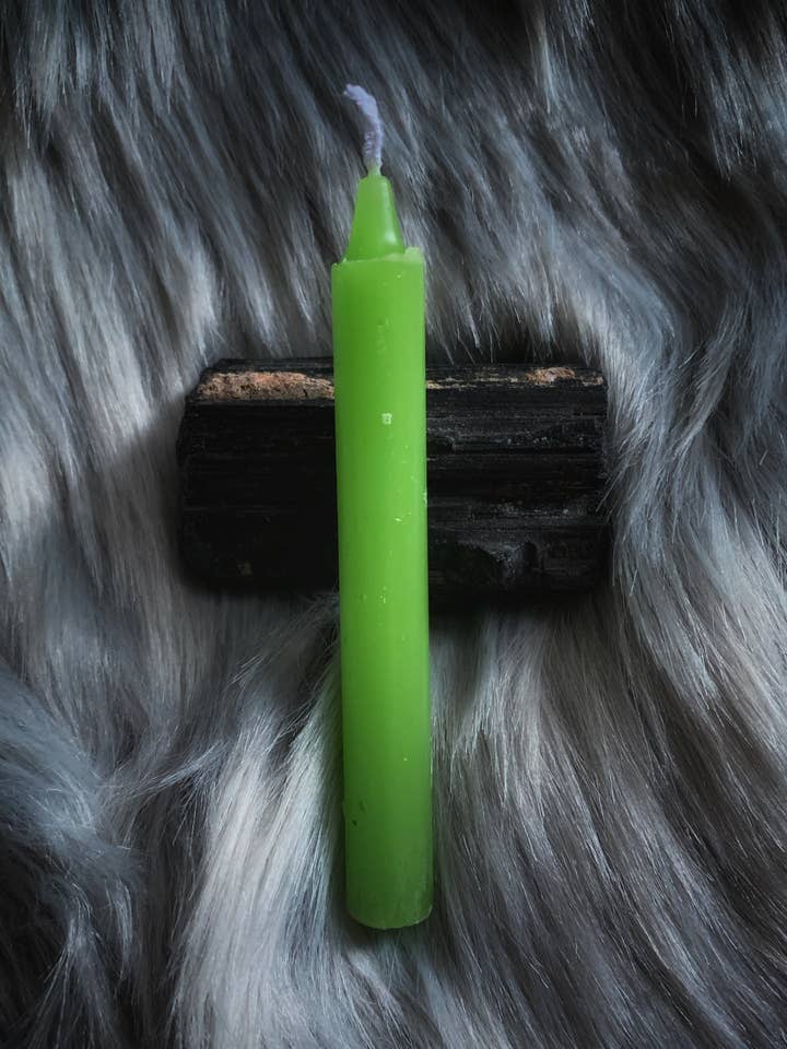 Vela Chime - Verde para venta al por mayor de Maiden and Crow Spiritual Apothecary