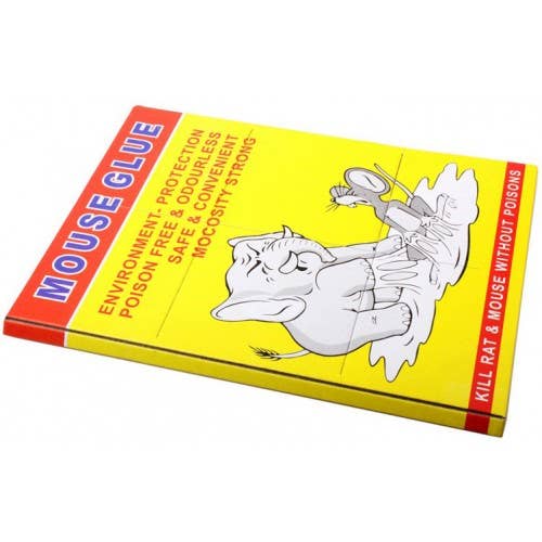 FIXTUREDISPLAYS - Wholesale Insect Repellent - FixtureDisplays® 5PK Mouse Traps, Baited Rat, Mouse Glue Boards, Mouse Glue Traps, Disposable Traps, Mouse Glue Trap Sticky Boards 16808