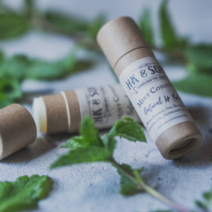 Natural Lip Balm Eco-Friendly Biodegradable Paperboard Tube for wholesale by HK and Sons