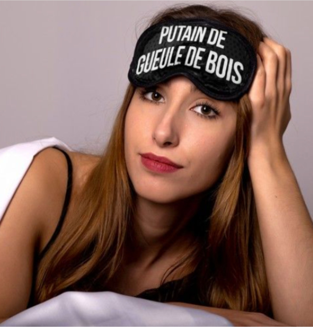 Les Vilaines Filles - Wholesale Sleep/Eye Mask - Black Hangover Cure Eye Gel Mask1