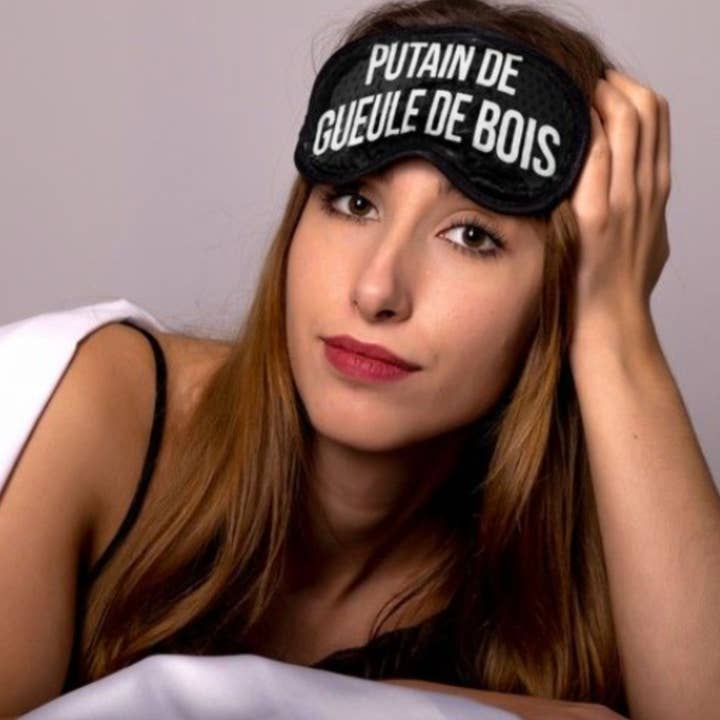 Les Vilaines Filles - Wholesale Sleep/Eye Mask - Black Hangover Cure Eye Gel Mask1