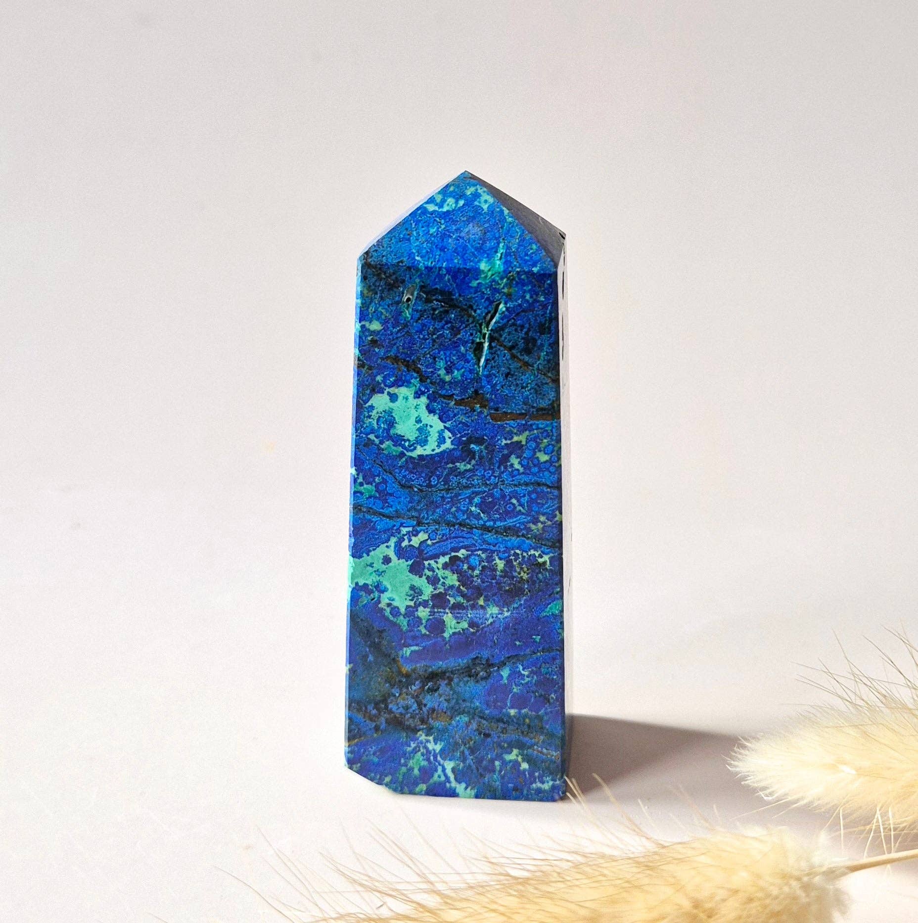 Moonlight Gemstones - Wholesale Spiritual Stone/Crystal - Rare Gemstone Azurite Tower – #3 120 grams pure mystery & intuitive power2