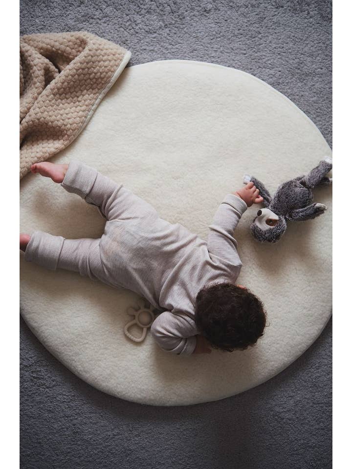 Kico Label - Wholesale Bedding Blanket - Kids & Baby - Round play mat made of Merino wool - 90cm3