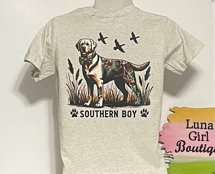 Luna Girl Boutique - Wholesale Screen Printed T-Shirt - Kids - Southern Boy1