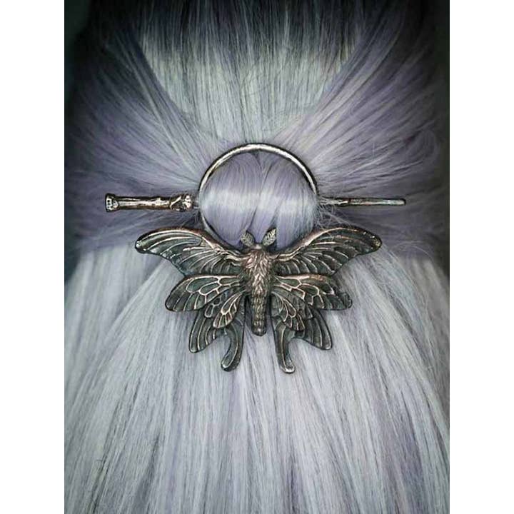 Copper Moth Insect Hairpin for wholesale on Faire