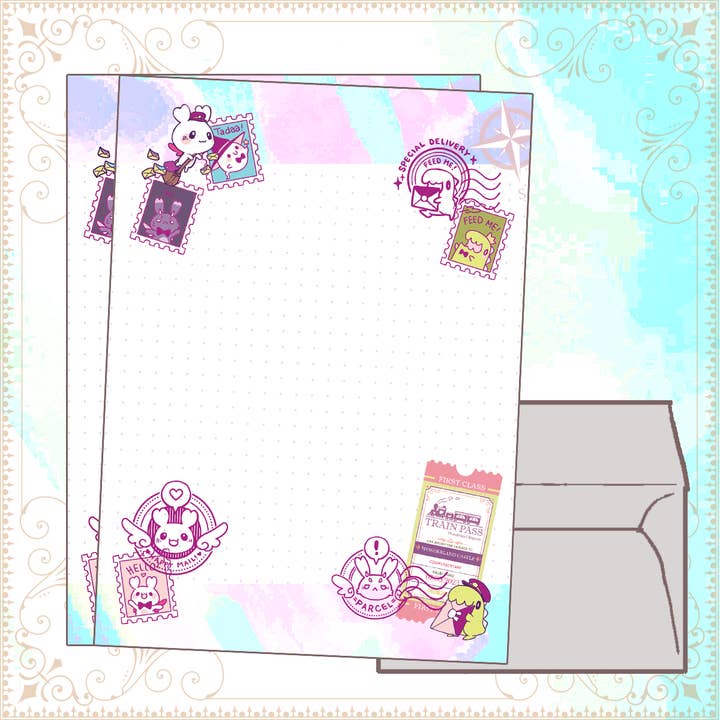 Travel Journal Letter Set for wholesale by sakuradragon