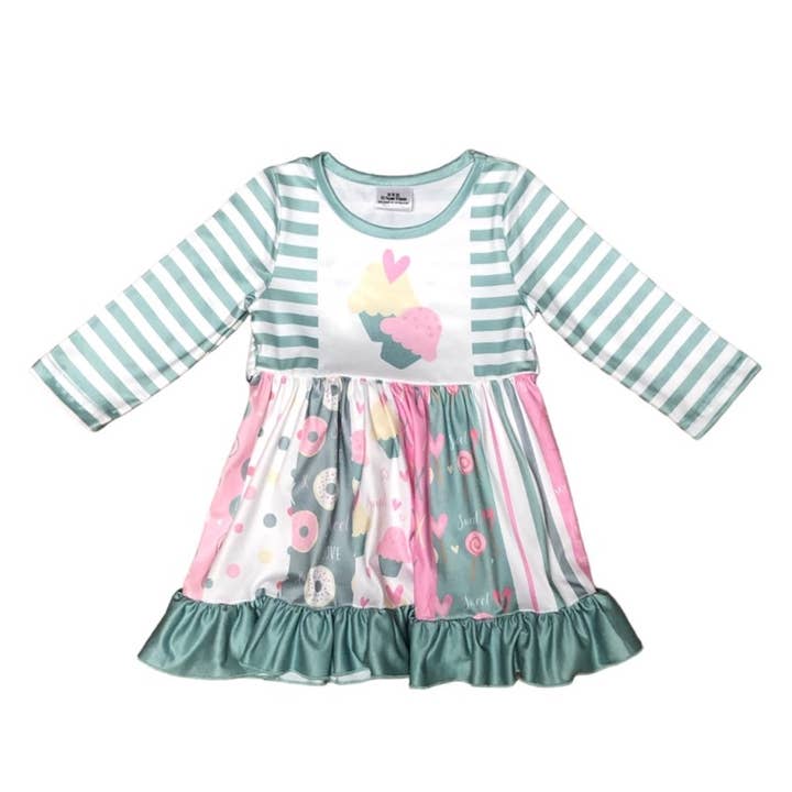 Vestido Cupcake Delight por atacado de Melina & Me