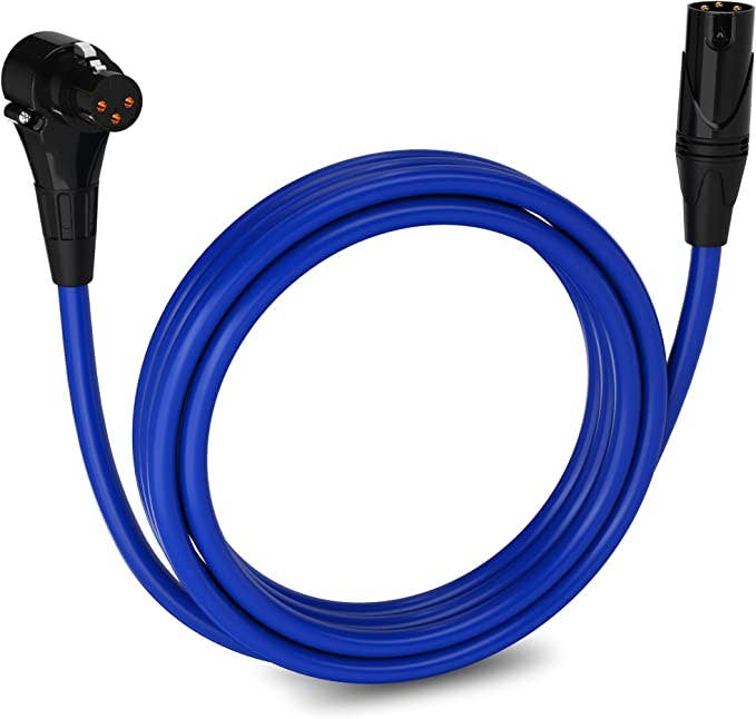 LyxPro - Wholesale Muziekaccessoire - Microfoon XLR gehoekte vrouwelijke kabel 3-pins microfoonkabel Pro Audio15