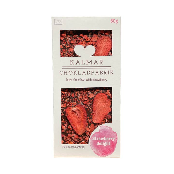 Cioccolato - Delizia alla fragola per la vendita all'ingrosso da parte di Kalmar Chokladfabrik