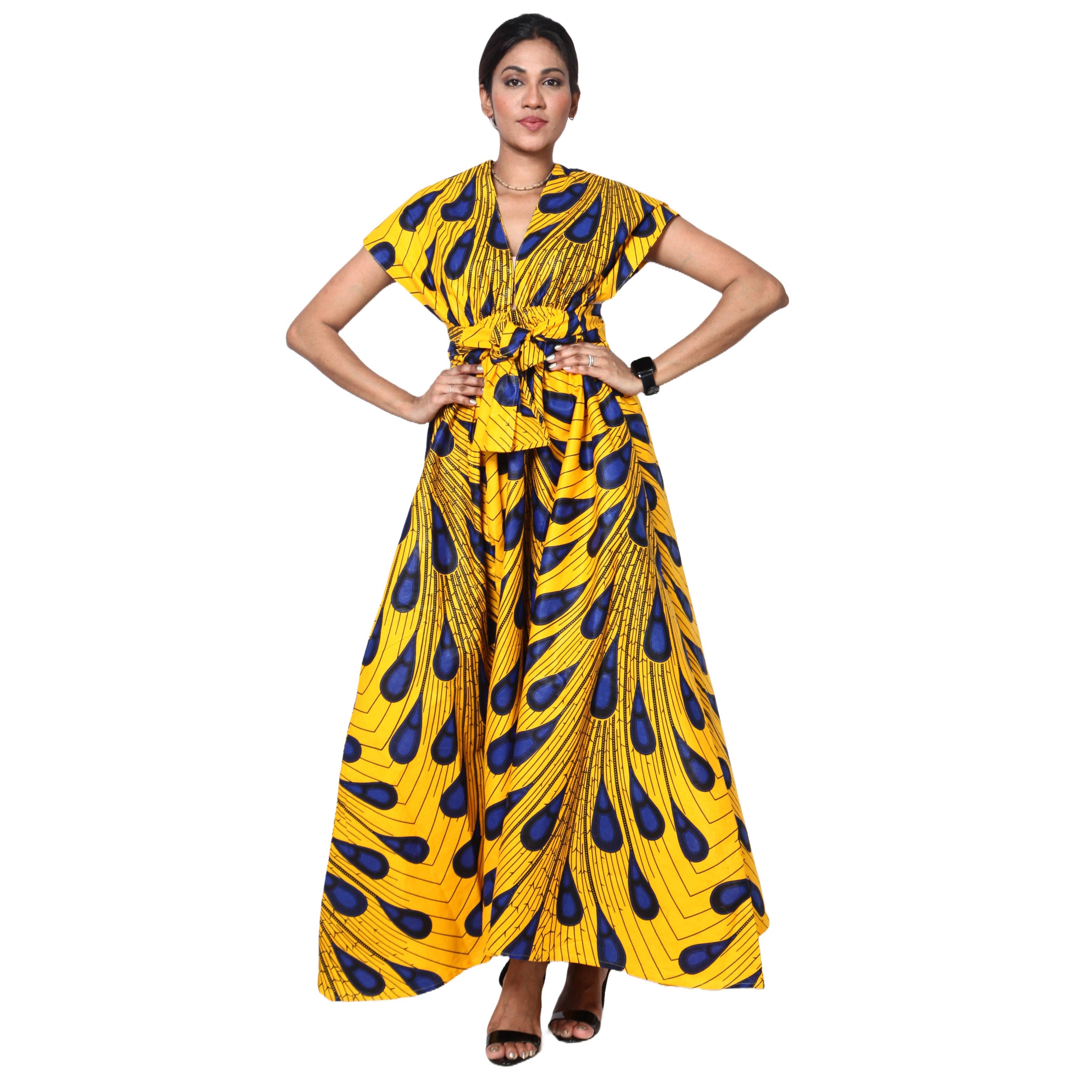 African Stars - Wholesale Dress - Women's - Women's Multi Way Style Maxi Dress -- FI-68L14