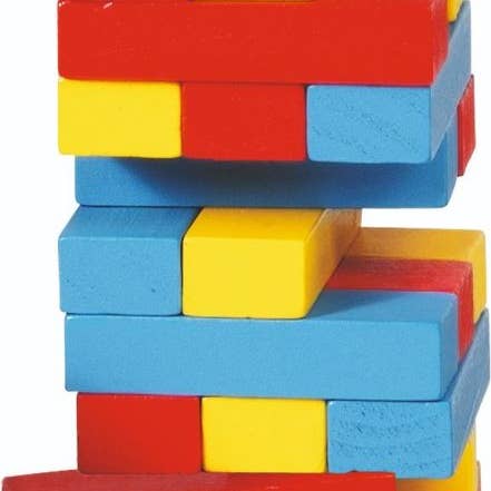 GoKi - Tumbling Tower (Coloured) for wholesale by Robbie Toys Ltd