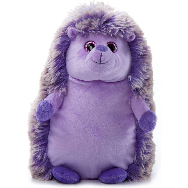 11" (27cm) Purple Hedgehog Stuffed Animal for wholesale by The Petting Zoo