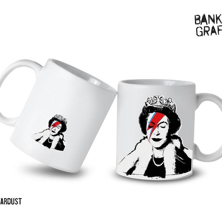 Banksy Ceramic Mug 325ml - Lizzy Stardust for wholesale by URBAN.ITY SRL