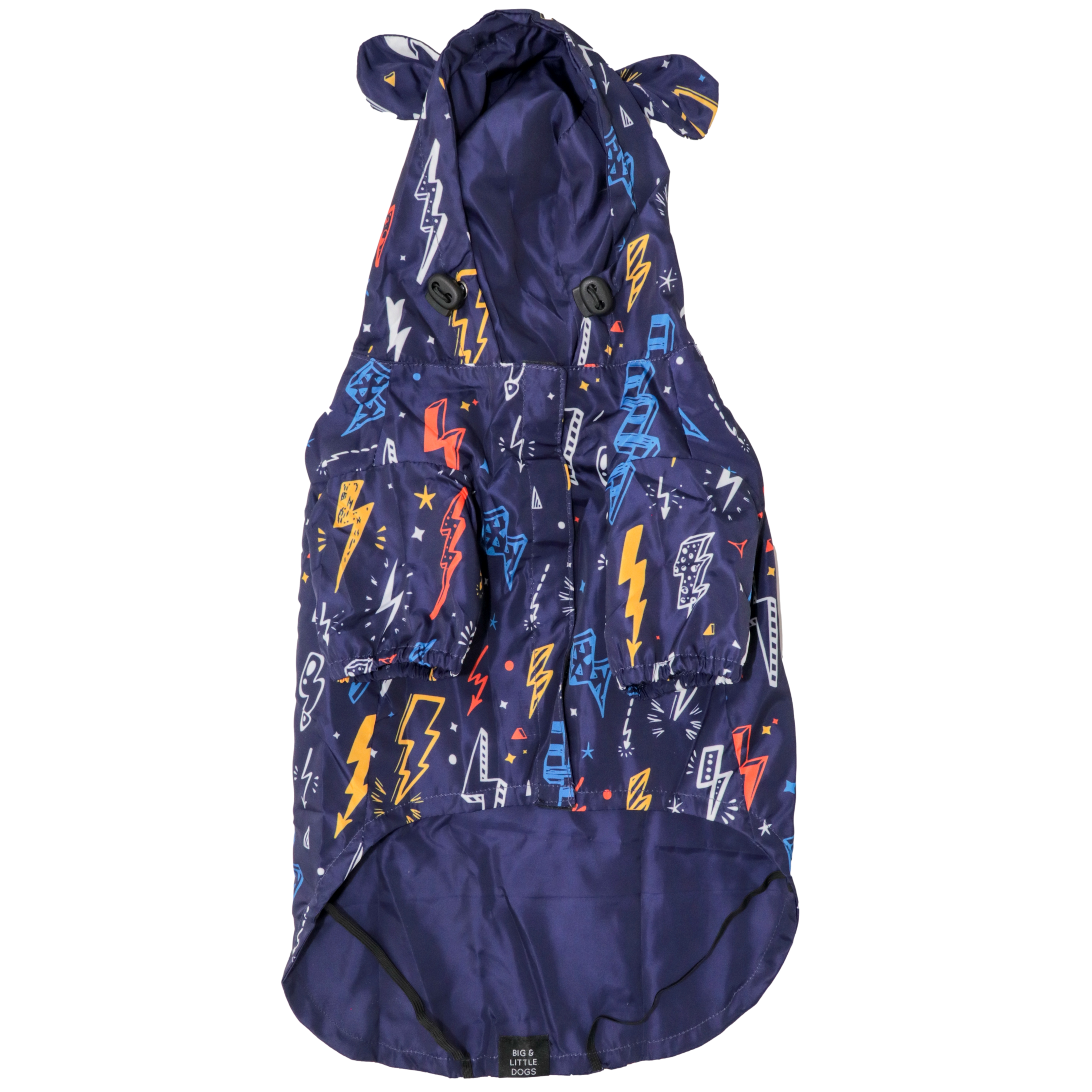 Big and Little Dogs - Wholesale Pet Raincoat - Dog - DOG RAINCOAT: Lightning Storm2