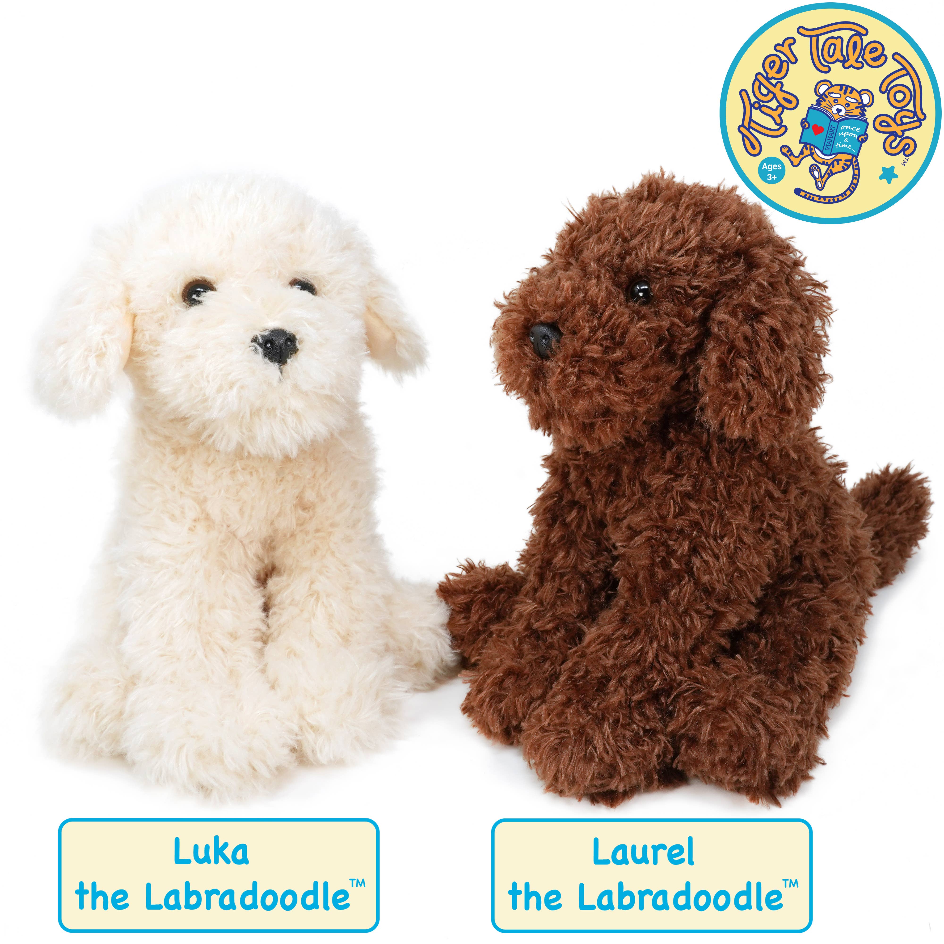 VIAHART Toy Co. – wholesale Fyllda/plyschleksaker - Barn och baby – Luka The Labradoodle | 12 tum uppstoppade djur plysch6