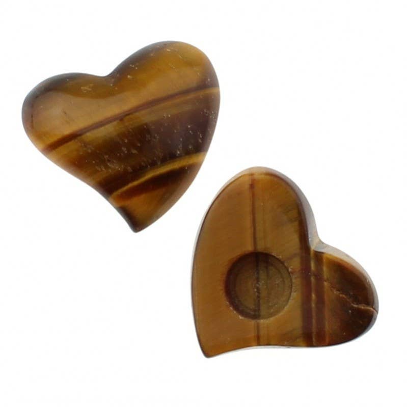 UniArt - Wholesale Spiritual Stone/Crystal - Heart Cabochon of Semiprecious Stones3