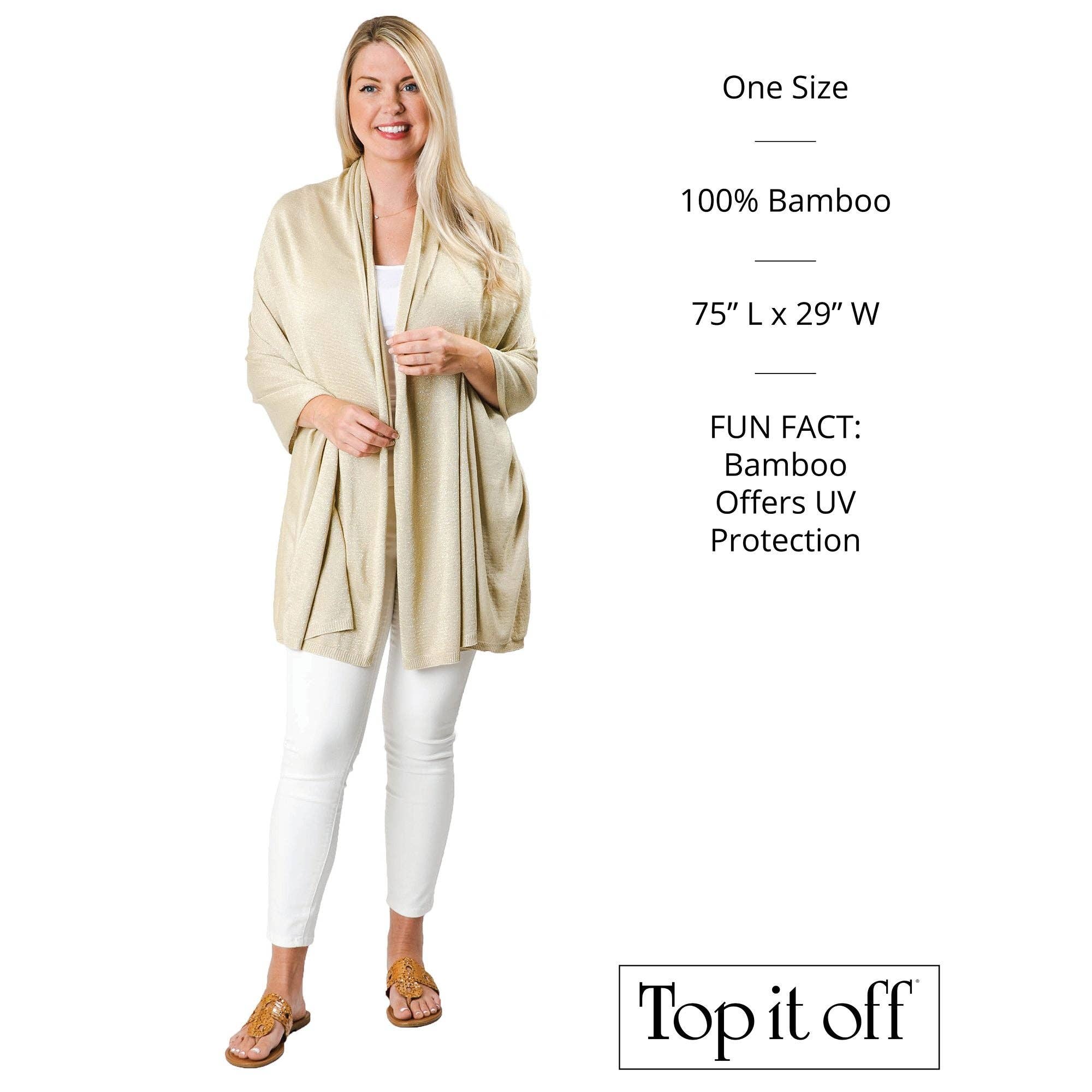 Top It Off - Wholesale Wrap - Women's - Ari Bamboo Shawl Wrap – Lightweight, Soft & Versatile Layer19
