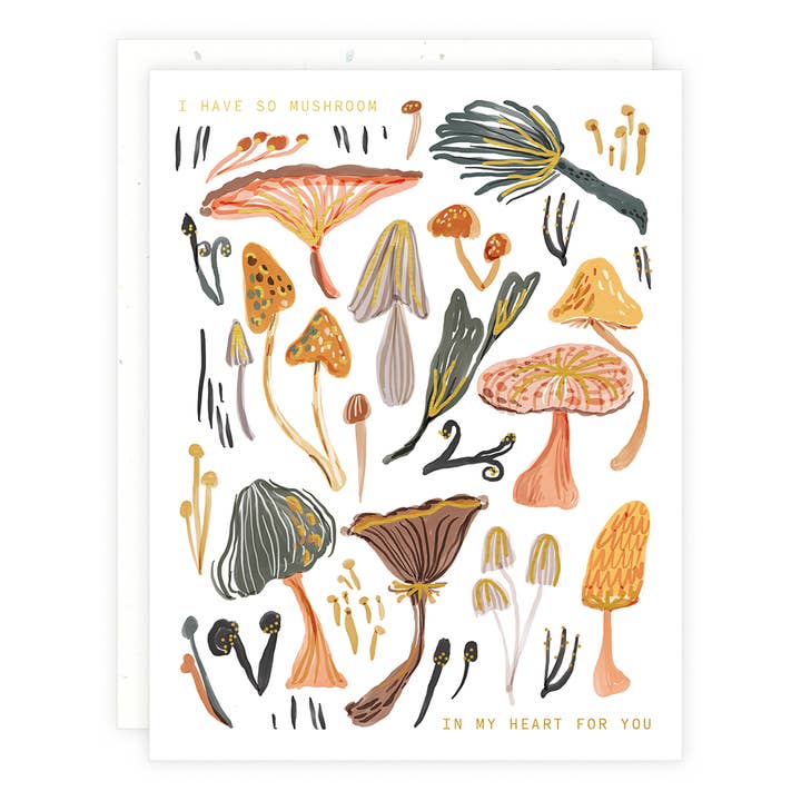 Someday Studio - Wholesale Love Card - Mushrooms