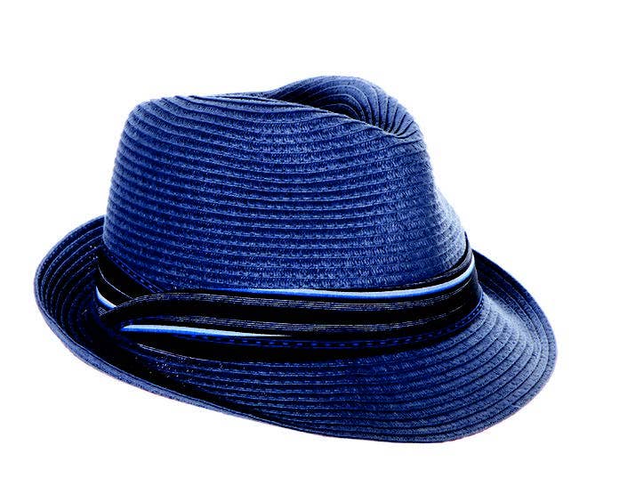 Toucan Hat Company/ Carole Amper - Wholesale Fedora - Women's - Stripe Band Fedora1