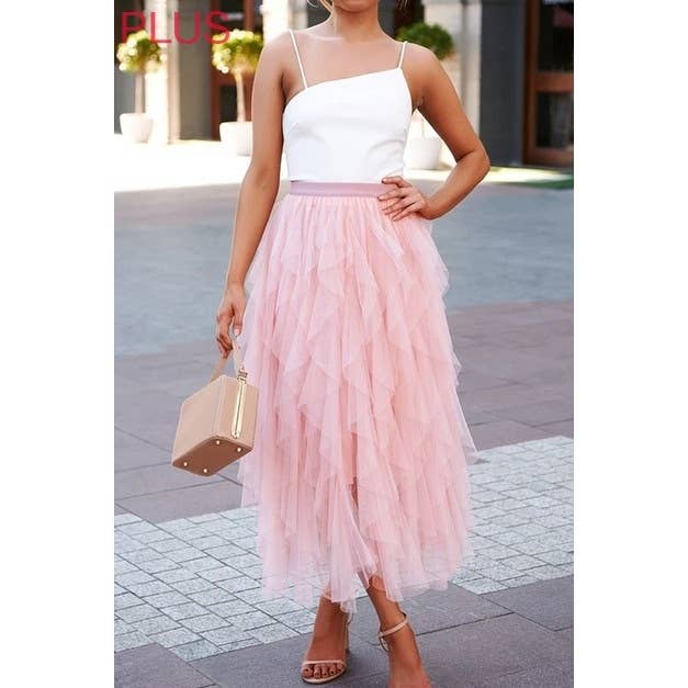 Irregular Hem Mesh Elastic High Waist Tulle Skirt and other Purchase Wholesale tutu skirts. Free Returns & Net 60 Terms on Faire trending on Faire.