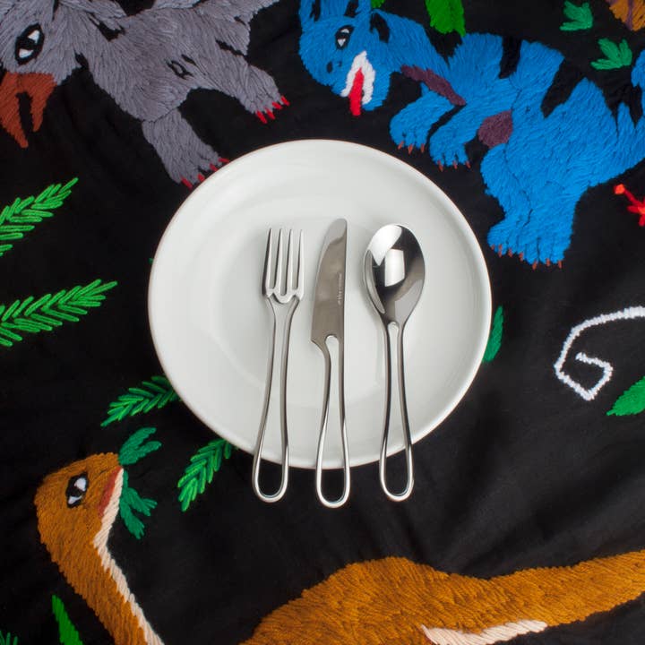 Ménagère enfant 3 pièces OUTLINE Glossy pour la vente par Maarten Baptist