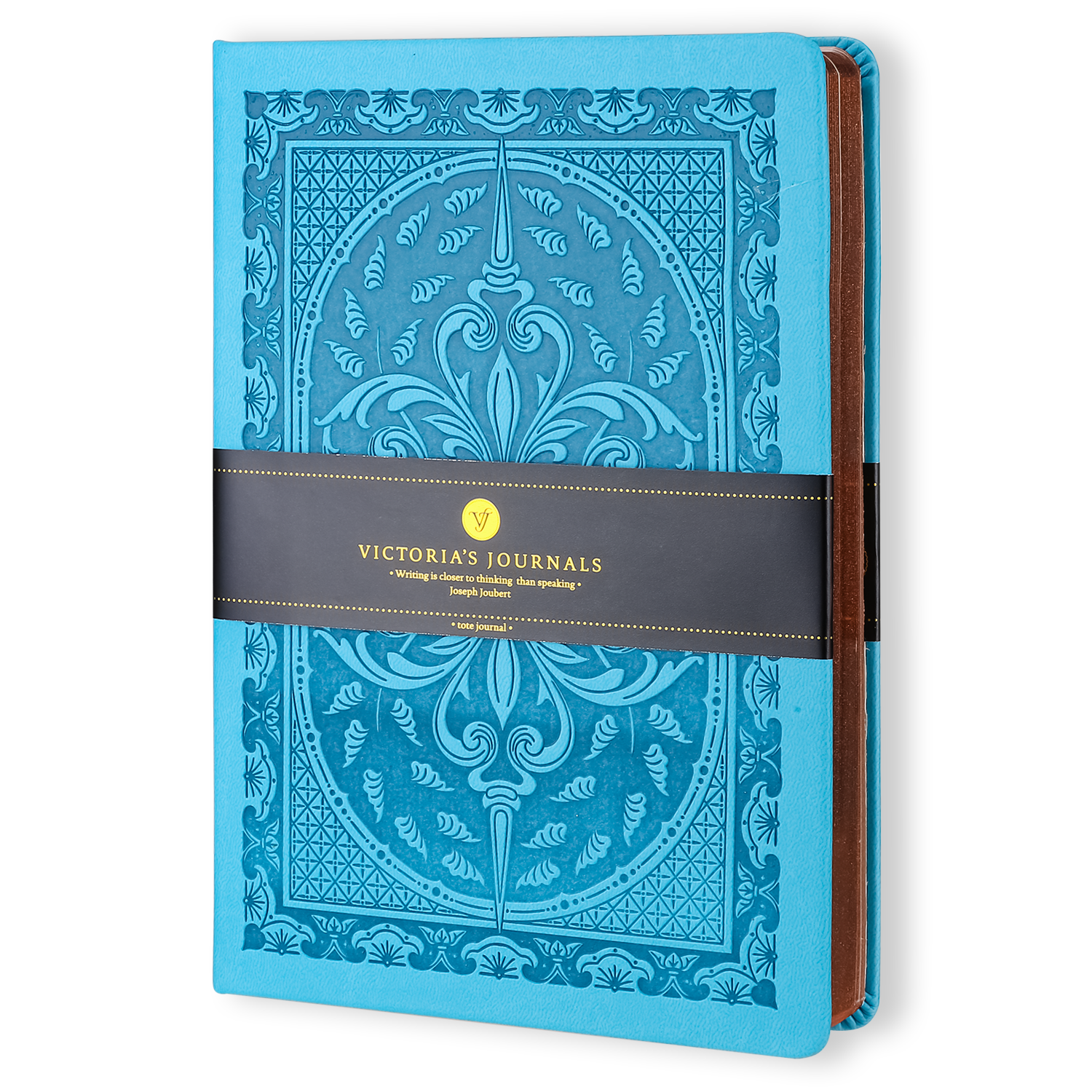 Victoria's Journals - Wholesale Journal/Diary - Victoria's Journals Vintage Style Diary/Notebook (Aqua Blue)6